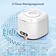 Ultraschallreinigungsgerät 49000Hz UV Ultraschallreiniger, 3-Level 360ML Ultrasonic Cleaner mit UV Lampe Ultraschallbad für Zahnersatz, Retainer, Aligner, Zahnschiene, Prothesen, Schmuck