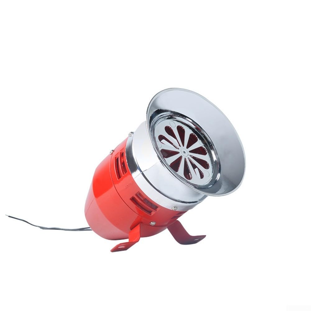 Sirena para exteriores de 220 V, 60 W, 110 dB, alarma industrial con cubierta protectora | Dispositivo de advertencia de seguridad de alta potencia para banco de almacén de fábrica