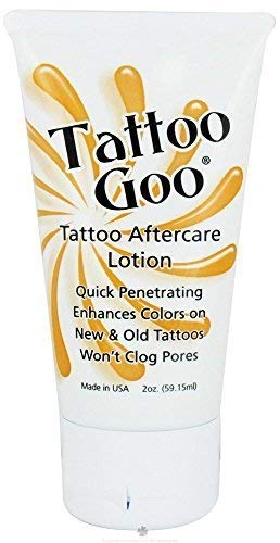 Tattoo Goo Original Aftercare Lotion Tube Healing Salve, 2 oz by Tattoo Goo