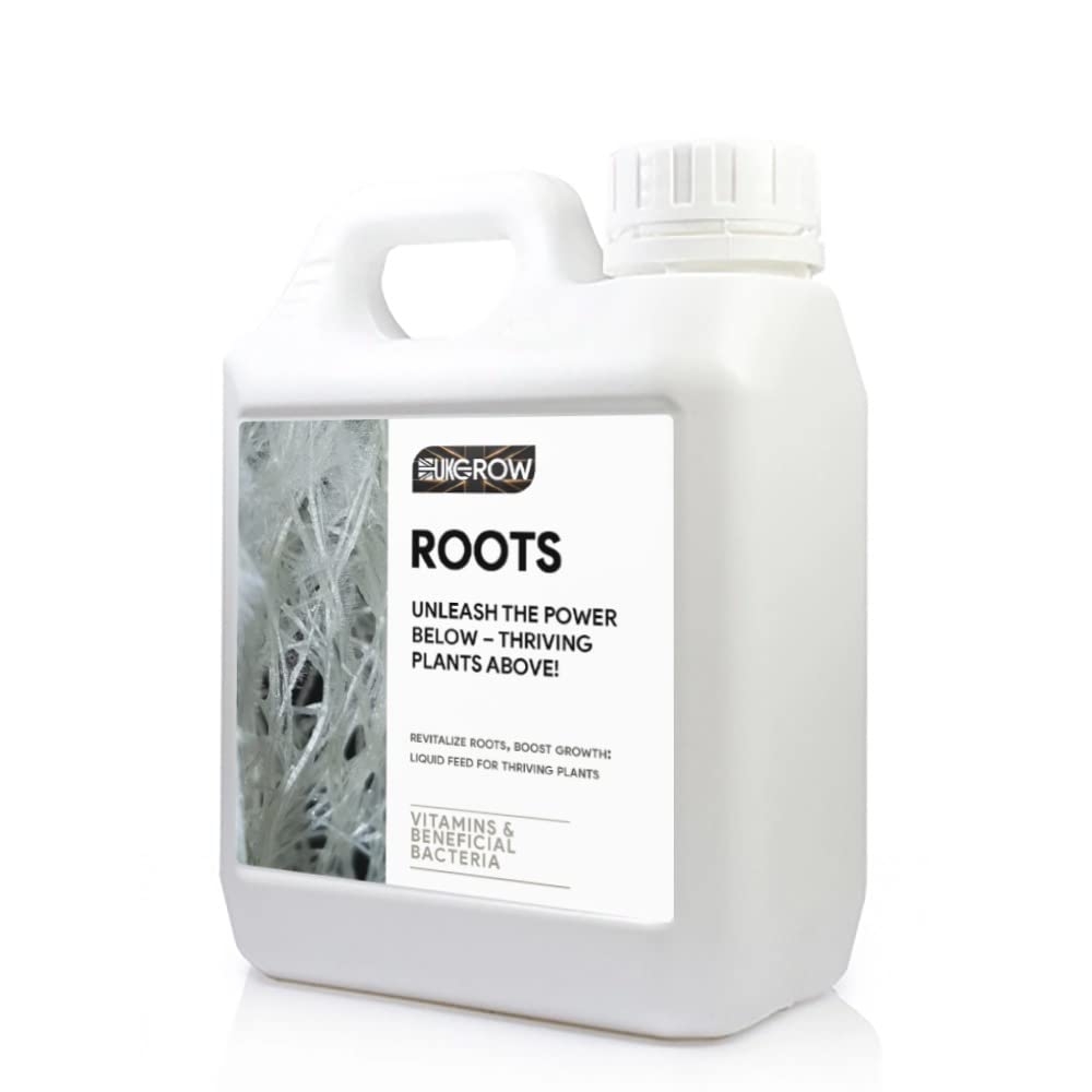 UK Grow- 25Ltr ROOTS - Premium Hydroponic, Coco and Soil Nutrients - Maximize Plant Growth and Yield (25Ltr, Roots)