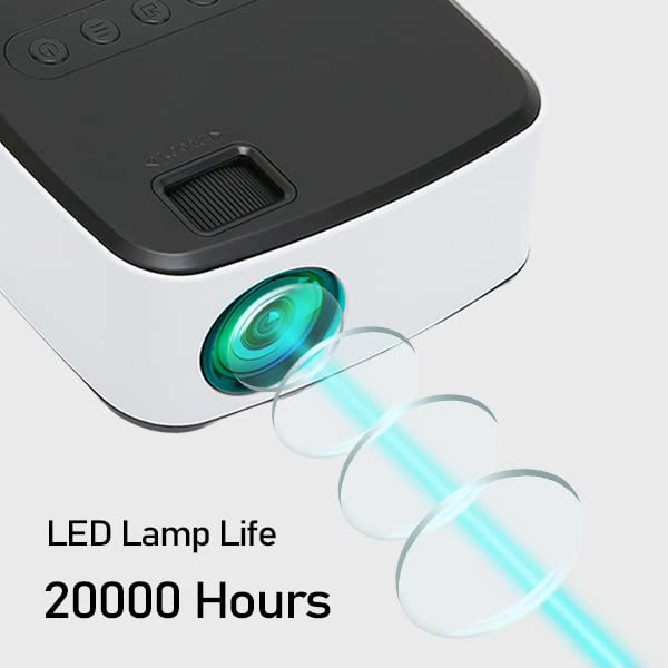 Mini Draadloze Projector, HD 1920 X 1080 Resolutie WiFi Draagbare Projectorondersteuning Draadloze Schermprojectie IOS Android-telefoons PS4 PS5 Tablet-laptop(#1) - Image 6