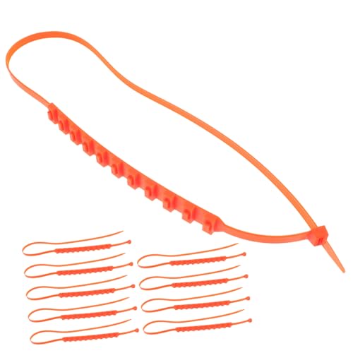 Unomor Snow Anti-skid Chains for Tires 10pcs Car Chain Set Easy to Install Long Lasting