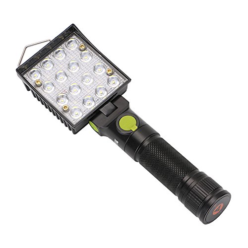 Preisvergleich Produktbild DOGZI Led Taschenlampe Verstellbar, Baumarkt Eisenwaren - Neue LED Arbeitslampe Magnet Taschenlampe mit Haken Faltbrenner