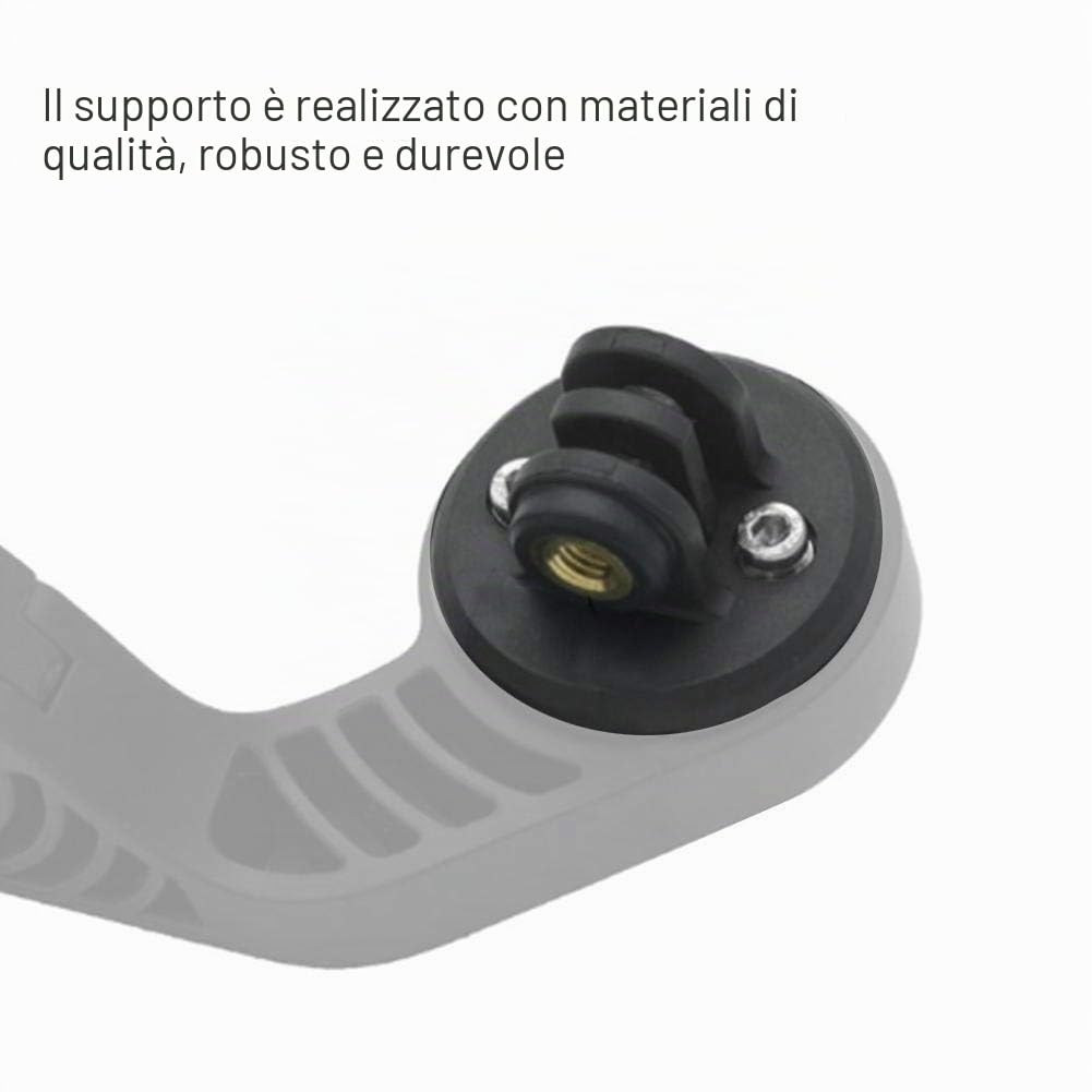 Adattatore Vroxdrez Per Garmin/Wahoo Con Montaggio GoPro – Alluminio Per Bici Da Corsa E MTB