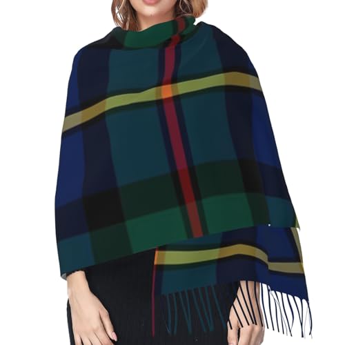 Macthomas Clan Tartan Imitation Cashmere Tassel Scarf Winter Scarf Autumn Softest Classic Warm4