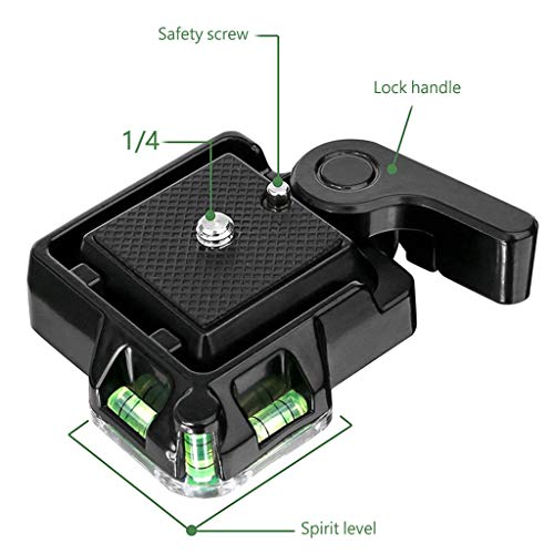 Kamonda Placa de Liberação Rápida, QR-40 Metal Placa de Liberação Rápida Suporte de Base de montagem