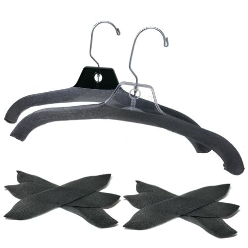 Foam Pad Hanger Covers, Charcoal Grey Foamies, 50 Pack
