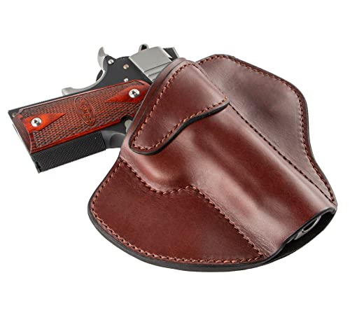 Ultimate Leather Holster - Clip OWB | Made in USA Fits Most 1911 Style Handguns | Kimber - Colt - S & W - Sig Sauer - Remington - Ruger - Springfield & More