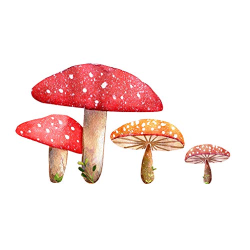 Image of Mushroom Cluster Wall Decal - Woodland Creatures Collection - 6" tall x 11" wide