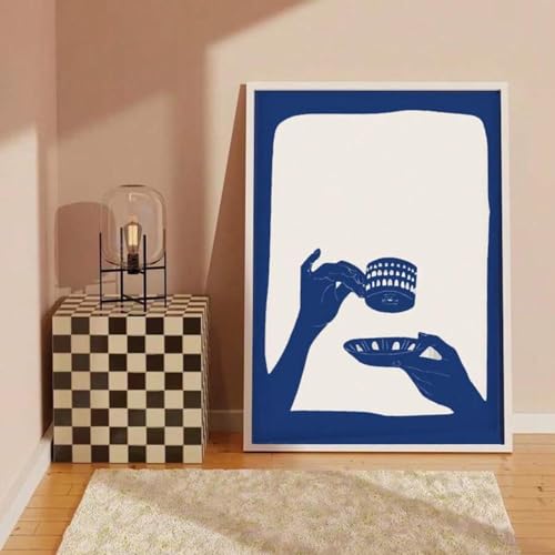 Toile abstraite café pour décoration murale de cuisine moderne - 3