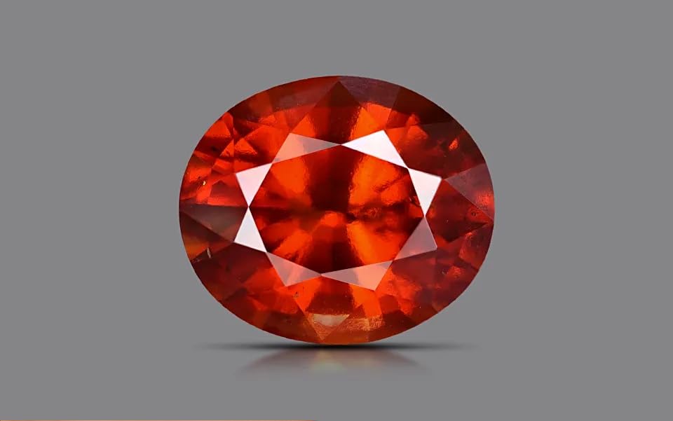 Pierre précieuse hessonite 11 carats certifiée et non chauffée - 2