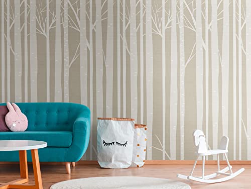 Livingwalls Birkenwald 382951 - Carta Da Parati In Tessuto Non Tessuto, Per Bambini E Bambine, 1,59 X 2,80 M, Made In Germany - 5