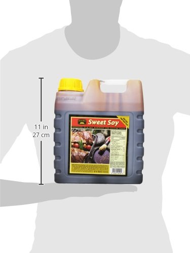 Bali’s Best Sweet Soy Sauce, Marinade Dip Stir Bbq, Black Dark Soy Vegan, Plastic Jug #TOP3