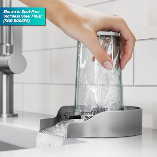 KRAUS CleanMate Glass Rinser for Kitchen Sink in Matte Black Color Finish, KGR-500MB - image 2