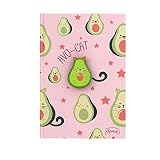 La chaise longue, CARNET A5 SQUISHY AVO-CAT 14 x 5 x H21 cm