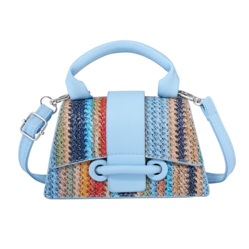 Image of Ayliss Micro Mini Crossbody Handbag Women's Purse Clutch Cute Mini Trendy Bag Top Handle PU Leather Shoulder Bag