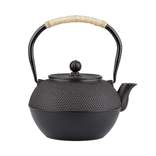 Cast Iron Teapot, Japanese Tetsubin Tea Kettle for Stovetop Safe Cast Iron Teapot with Tea strainer and a Fully Enameled Interior (1200ml)