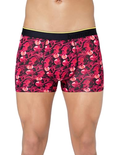 Image of Bummer Printed Micro Modal Trunks Underwear for Men - Ultra Soft & Breathable, 3 Times Softer Than Cotton, Anti-Bacterial, Stretchable for Ultimate Comfort & Style, Pack of 1 (A Shark Tank Product)