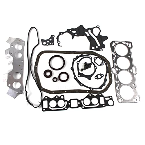 Image of 4G63 4G63T 8V Overhaul Gasket Kit for Mitsubishi Eclipse Dodge Clark Plymouth Laser Eagle Talon 2.0L 1997CC L4 DOHC MLS 93-98 G63B CMP15 18 20 LPG GC Engine Repair Parts