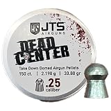 JTS Airguns Dead Center Precision .25 Cal, 33.80 Grain, Dome...