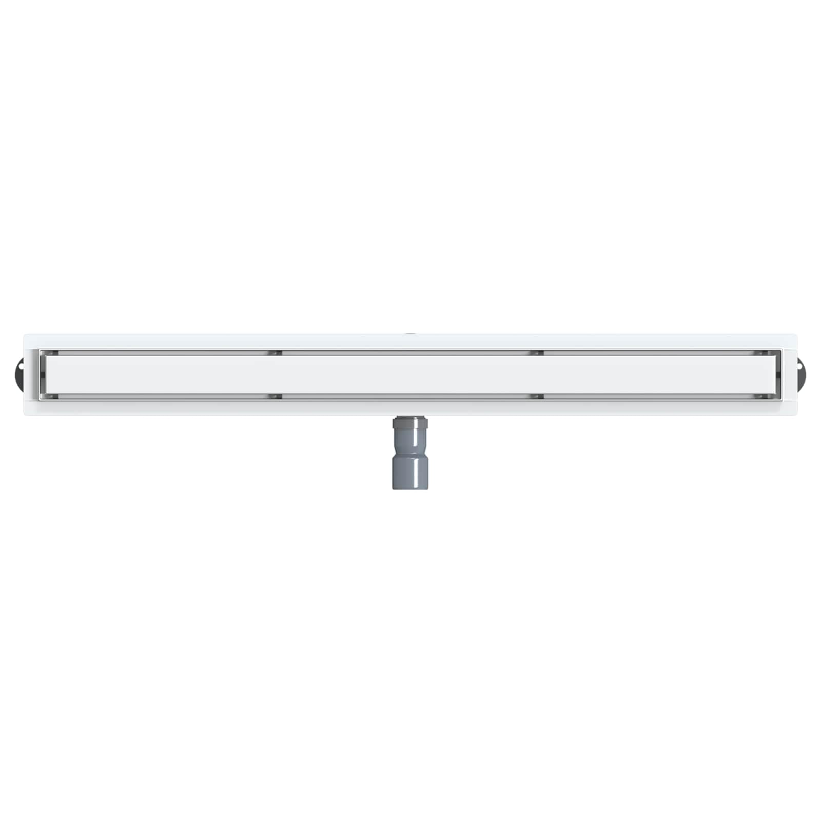 Desagüe de ducha 2 en 1 con sifón plateado 360°, 100 cm, acero inoxidable 304, altura regulable de 0 a 30 mm, apto para azulejos, extraíble para interiores y baños modernos