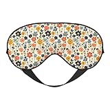 Uso versátil: ya sea que estés en interiores o exteriores, acampando, viajando, trabajando en turnos, meditando o practicando yoga, esta colorida máscara de dormir con estampado de margaritas de flores es perfecta para todos los escenarios. Es más que una simple cubierta para los ojos para dormir; es una herramienta para relajarse y relajarse