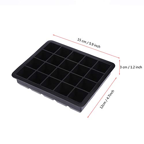 Molde para cubos de hielo de silicona con tapa miniatura 5
