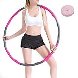 【Hula-Hoop-Reifen für Kinder und Erwachsene】Benutzer kann mit acht abnehmbaren hula hoop-Sektionen an die gewünschte Körperform und das Alter angepasst werden.(6 Sektionen für Kinder;7 Sektionen für Jugendliche; 8 Sektionen für Erwachsene)