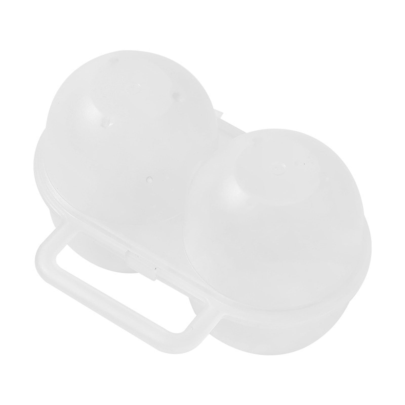 2 Gird Eggs Holder Container Portable Tray Carriage Dispenser for Camping Picnics Travel Storage Box Holder Container