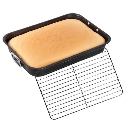 Plat à rôtir pour poissons et poulet au barbecue avec panier rectangulaire perforé