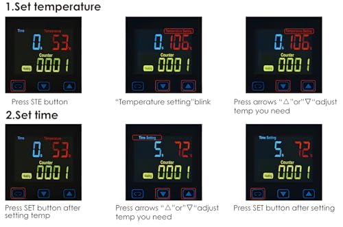 Prensa para tazas con sublimación 110V 450W con pantalla LCD miniatura 2