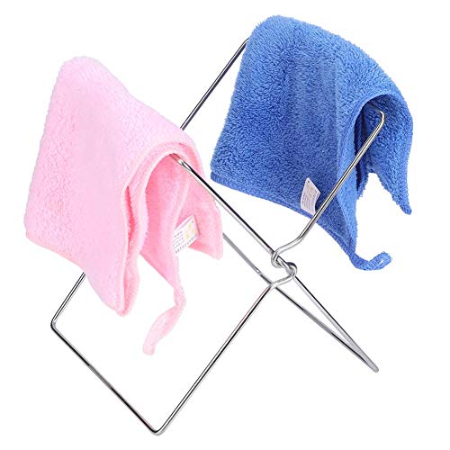 Image of Kitchen Rack Stainless Steel Foldable Garbage Bag Rack Stand Trash Bag Rack Holder Kitchen Utensils