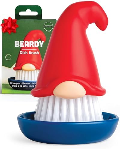 New! Beardy Gnome Dish Brush by Ototo - Dish Scrub Brush, Gnomes,...