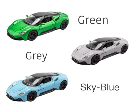Image of Exclusive Alloy Metal Pull Back Die-Cast Car Diecast Metal Pullback Toy Car with Openable 6 Doors,Light Music Boys Gifts Toys (1:24 Big Mclarean MC20 - Multicolor)
