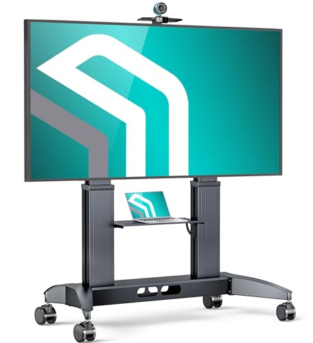 ONKRON Mobile TV Stand on Wheels for 70-110 Inch Screen up to 320 lbs