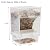Hypeety Automatic Bird Feeder No Mess Pet Feeder Seed Food Container Perch Cage Accessories for Budgerigar Canary Cockatiel Finch Parakeet