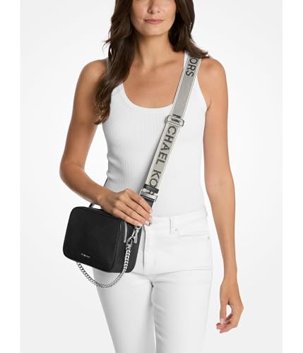Image of Michael Kors Bryant Medium Double Zip Chain Camera Crossbody Bag