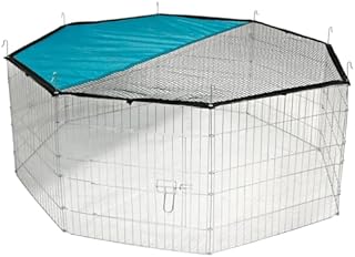 Kerbl 82708 Wybieg z Siatką i Drzwiami, Średnica 143 cm