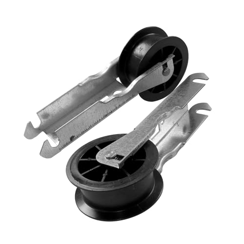 Genuine Jockey Pulley Assembly Pack of 2 for Hoover Candy CC CD CV HNC HNV PPC Series Tumble Dryers – Belt Drum Tensioner Replacement Part 06017597