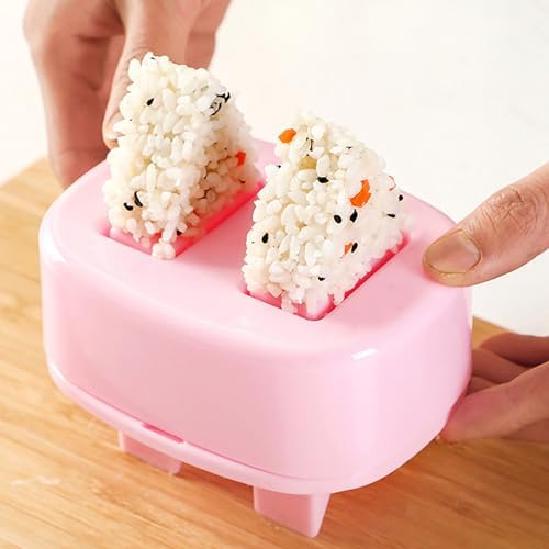 1Pc Non Stick Onigiri Triangle Sushi Press Mold, Triangle Rice Ball Mold Maker, Japanese Home Gadgets for Bento 1Pc Non Stick Onigiri Triangle Sushi Press Mold, Triangle Rice Ball Mold Maker, Japanese Home Gadgets for Bento