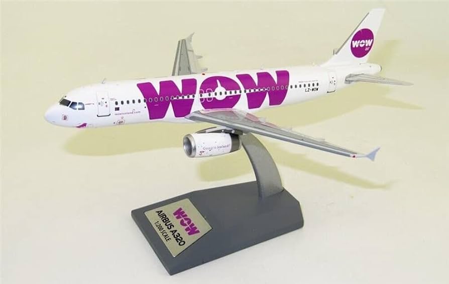 Amazon.com: JFOX Wow AIR for Airbus A320-232 LZ-Wow with