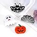 4 Pack Halloween Hair Claw Clips for Women Girls Pumpkin Ghost Spider Web Bat Acetate Hair Clips Hair Banana Barrettes Hair Accessories Nonslip Halloween Hair Clip