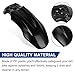Motorcycle Front Wheel Mudguard, PSLER Dirt Bike Plastics Mud Guard, Crf50 Body Mudguard Kit for CRF50 Style 125CC Pit PRO Trail Dirt Bike, Tuttio Tutti Soleil 01 Electric Dirt Bike, Black
