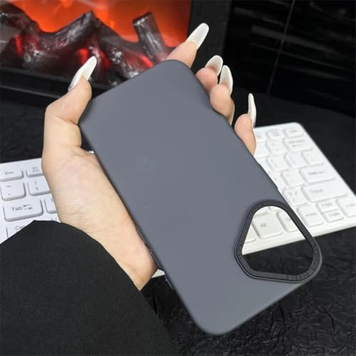 Coque iPhone 16 Pro Max antichoc métal haut de gamme gris grand-mère 6.7