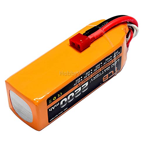 14.8V/4S 2200mAh 25C LiPO Batería T Plug para RC Modelo Avión FPV Drone Speed Boat Truck Buggy