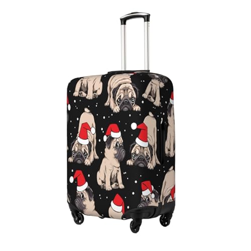 Puppy Pug Travel Luggage Cover Protector Suitcase Covers for Luggage Covers for Suitcase Fit 18-32 In XL2