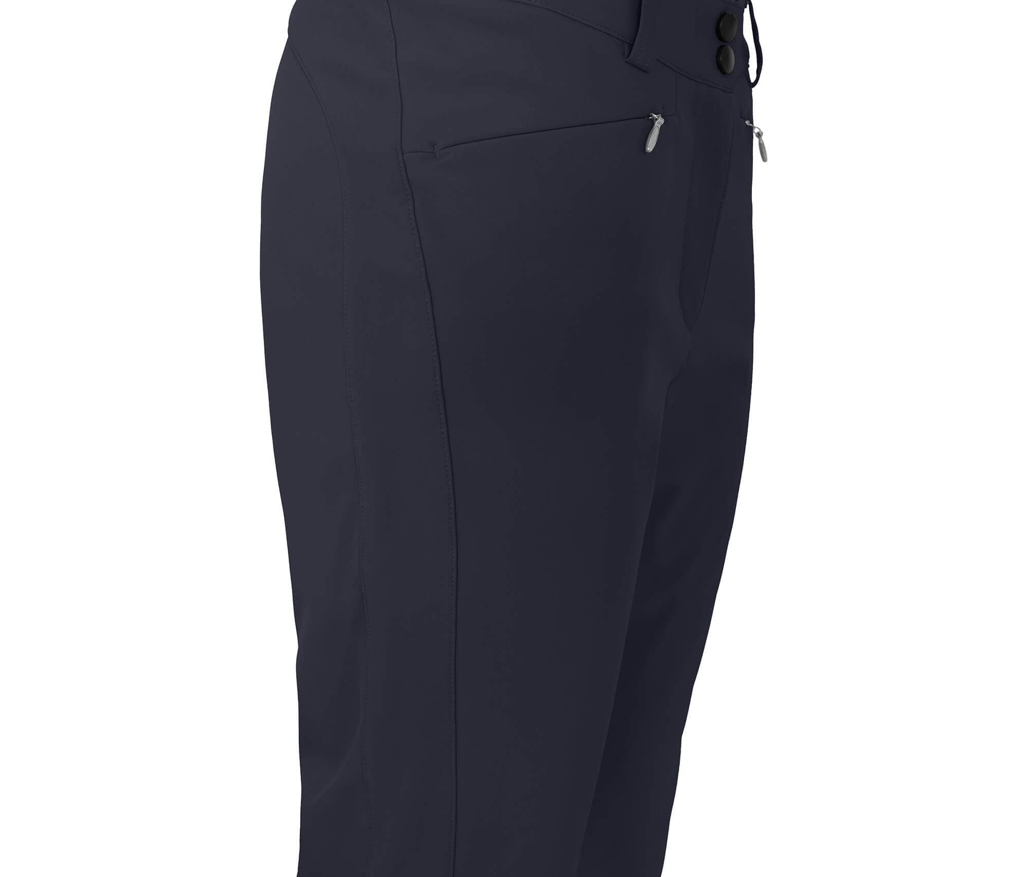 Bergson SAIMAA | Damen Softshell Skihose - Sportliche Damen Softshell-Skihose für dynamische Abfahrten, Normal-/Kurz-/Langgrößen, Winddichte Softshell-Membrane & wasserabweisend, kuschelig warmes Fle