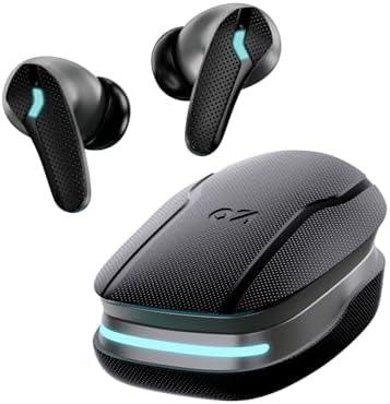 GOBOULT Astra Neo Bluetooth in Ear Earbuds with 70H Playtime, 40mm Bass Driver, Zen ENC Mic, Type-C Charging, Bluetooth 5.4, Low Latency Gaming, Made in India, Wireless Earbud (Black)