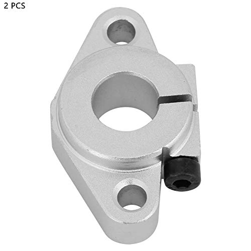 Keenso Linearführung Wellenhalter, 1 Paar SHF12 Aluminiumlegierung Linearführung Wellenhalter Linearschienen Wellenunterstützungsblöcke für Graviermaschinen, 3D-Drucker, Holzbearbeitungsmaschinen – Bild 6