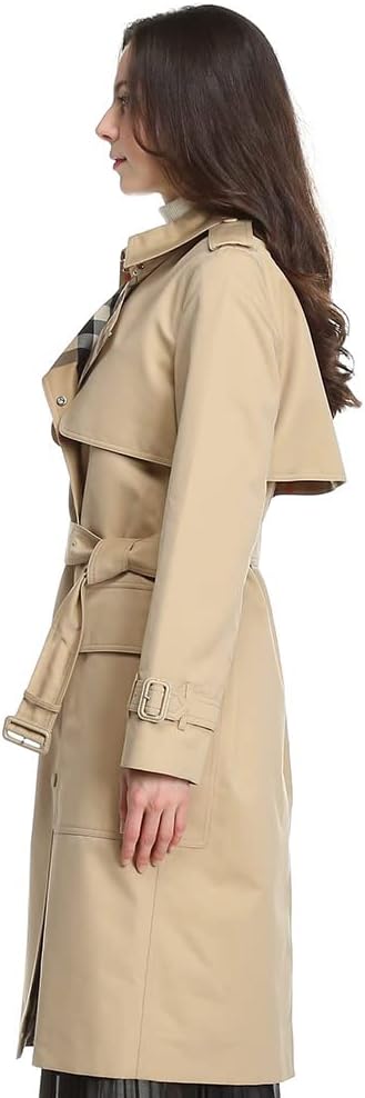 ベージュ トレンチコート バーバリー チェック Amazon | [BURBERRY] (バーバリー) チェックパネル コットン